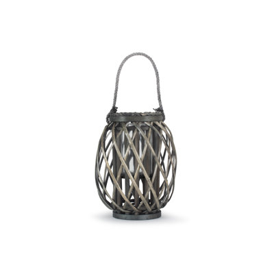 Wicker Candle Lantern