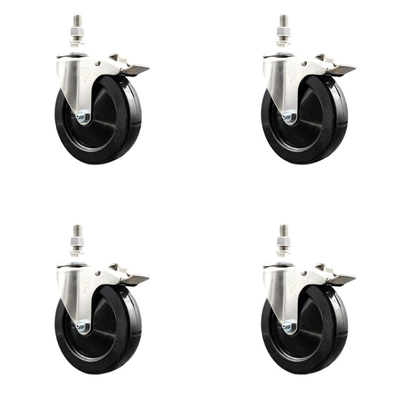 Soft Rubber Casters