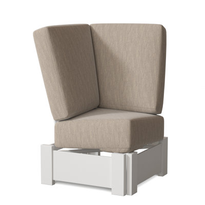 Chaise de patio avec coussins Cherin