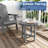  HDPE Small Round Side Table, Sturdy Outdoor Side Table, Weather-Resistant Outdoor End Tables for Patio, Porch, Deck-807496808