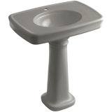 Bancroft 28" Tall Ceramic Vitreous China Rectangular Bathroom Sink