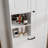 Bathroom Cabinet With Tilt-Out Laundry Hamper,Bathroom Laundry Cabinet With Adjustable Shelves,Freestanding Style-1728821042