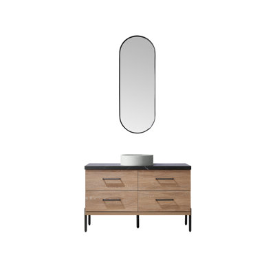 Ensemble de meuble-lavabo simple 48 po avec miroir Dasher