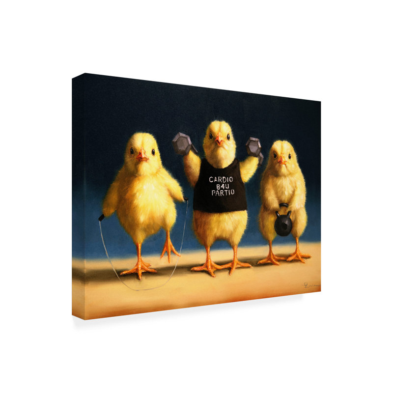 Gracienne Cardio Chicks sur impression sur toile, H 14 po x l 19 po