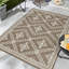 Rectangle Geometric Flatweave Indoor / Outdoor Area Rug-2140937183
