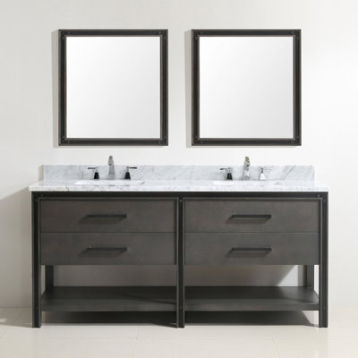 Base de meuble-lavabo double 72 po seulement