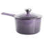 MegaChef 2 Quart Enameled Cast Iron Sauce Pan in Gradient Purple-123062653