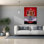 «Chocolate Cake» par Shari Warren, art mural sur toile, 40 po x 54 po