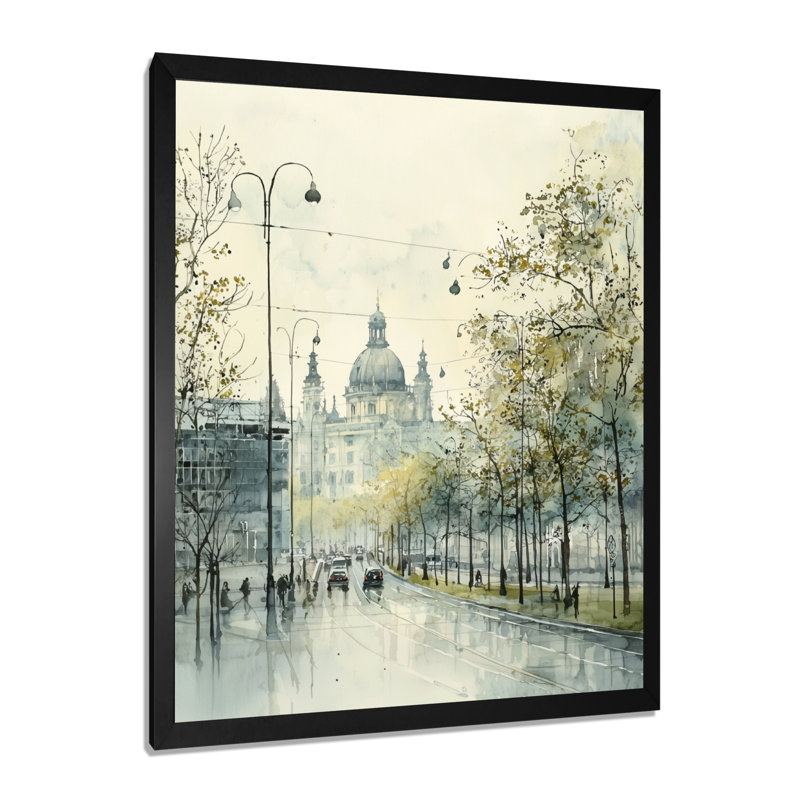 «Vienna's Grand Imperial Architecture IV - Décoration murale de Vienne», Reproduction encadrée d'une seule photo sans pass