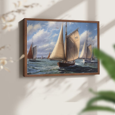 Série nautique-CCxxviii - reproduction encadrée - réarmable