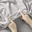 Draps pour lit toutes saisons toutes saisons - mélange de tricot à 50% de coton souple et élastique soyeux-126060606-126060607