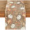 Chemin de table citrouille à feuilles d'érable en bois brun, décoration de table de salle à manger d'automne saisonnier pour décoration de fête à domicile 13 po x 36 po