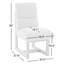 Chaise d'appoint en lin Embla