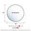 Ultimat Polycarbonate Circular Floor Mat for Hard Floors - 36" Diameter-2038165747