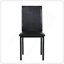 Ensemble de salle à manger en métal avec plateau en faux marbre 5 pièces Furniture - noir, ensemble de salle à manger, table et 4 chaises
