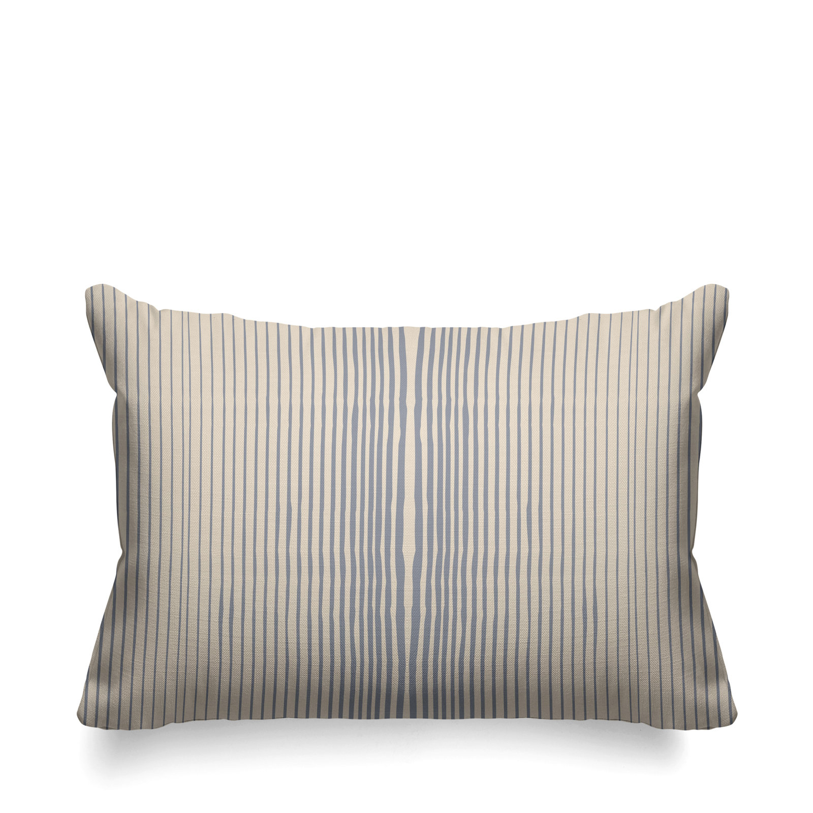 Ash Indoor/Outdoor Lumbar Throw Pillow, Beige