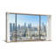 Vue de paysage urbain à travers un cadre de fenêtre Z251225161612195168-1167080711