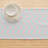 Rectangular Chevron Cotton Twill Table Runner
