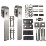 Square End Rolling Standard Single Barn Door Hardware Kit