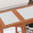 Henman Wooden Kitchen Cart with Drop Leaf, Rolling Cart With Storage Basket