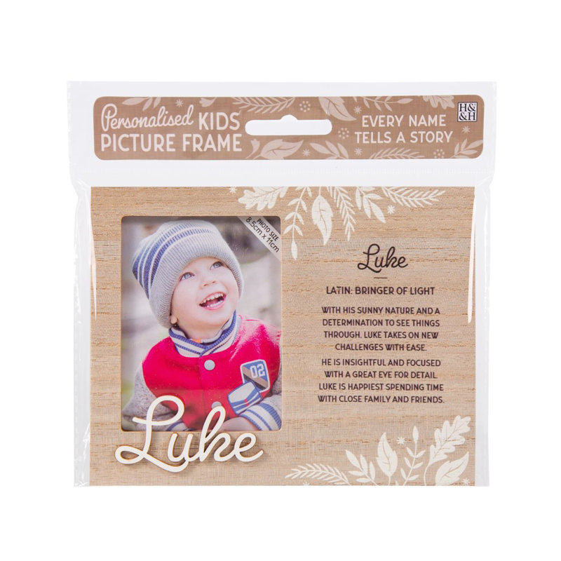 Hazella Tan Solid + Manufactured Wood Picture Frame