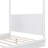 Wood LED Canopy Bed ,Canopy Platform Bed With Support Slats, No Box Spring Needed-2003134470