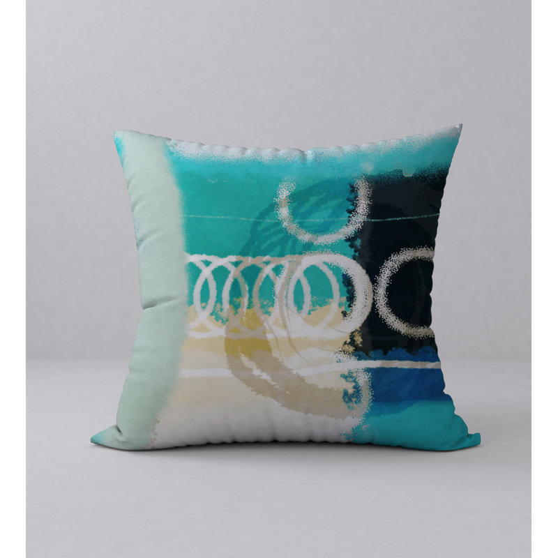 Housse de coussin décorative carrée à la silhouette sans contredit, 18 po x 18 po