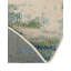 Tapis bleu clair tissé à la machine à motif abstrait Keimar-24431694