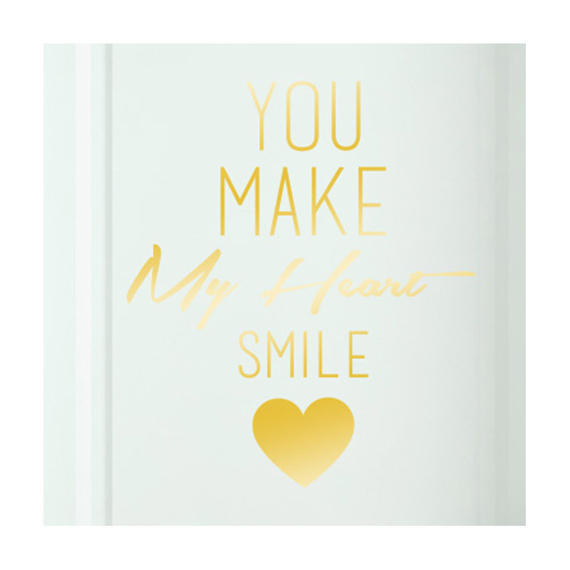 Wall Decal, Shiny Gold