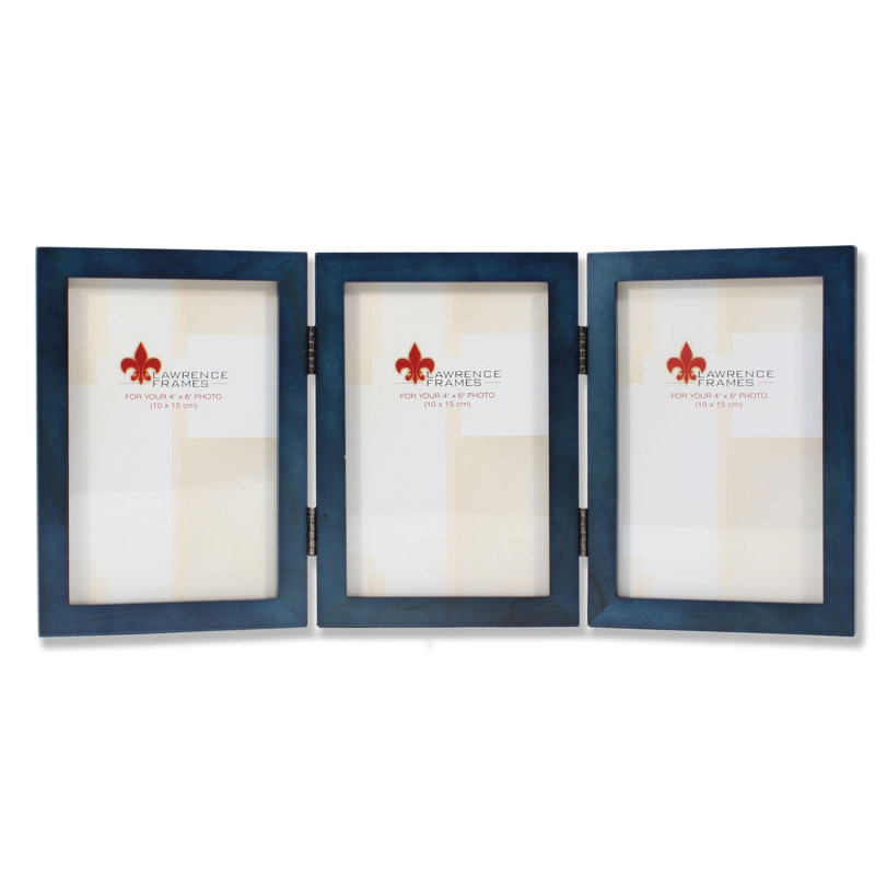 Cadre photo Smethwick Trio, 5 po x 7 po, Bleu