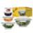 JoyJolt 10-Piece Glass Mixing Bowl Set Nesting Glass Bowls with Lids-63686567