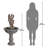 Heavenly Moments Angel Sculptural Fountain