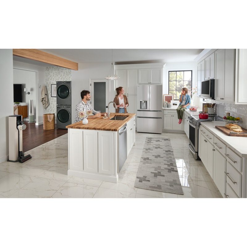 LG 2.1 cu. ft. Smart Over-the-Range Microwave with ExtendaVent 2.0 & EasyClean, Stainless Steel