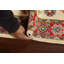 Tapis de couloir beige / vert / bleu / rouge en laine noué à la main de conception unique 2 pi 8 po x 9 pi 10 po