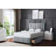 Amelia Upholstered Panel 4 Draw Divan Bed with Headboard-582102424-582102416