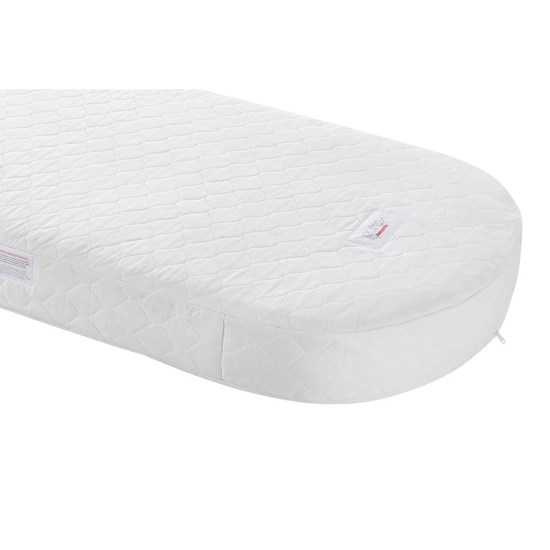 matelas de lit de bébé ovale non toxique de base pure core 4,25 po Hula