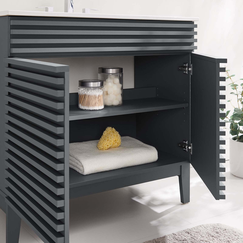 Render 36" Bathroom Vanity, Gray