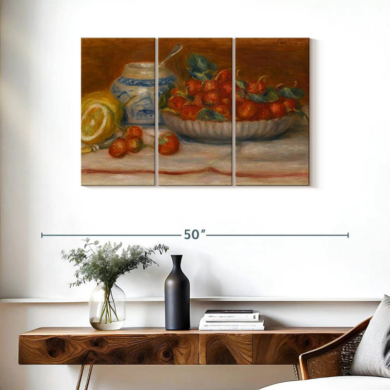 Yarlin Strawberries 1905, H 24 po x l 38 po
