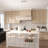 Elutheria 5-Light Adjustable Kitchen Island Chandelier with Glass Lanterns