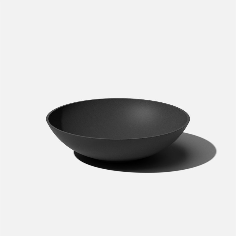 Pot à fleurs Pure Series Lane, Noir, noir, noir, noir, H 6 po x l 24 po x P 24 po, Ensemble de 1