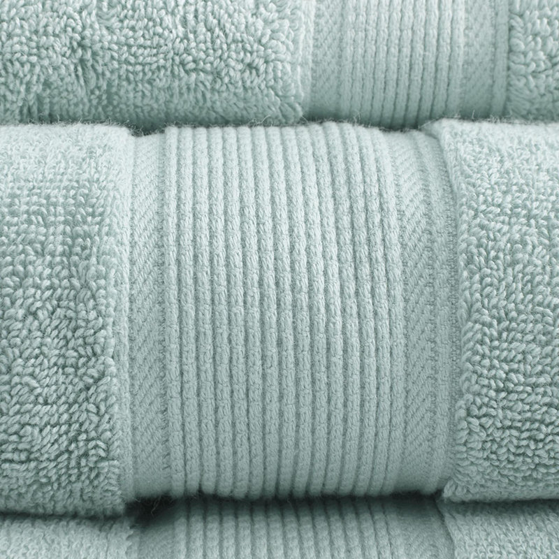 Cotton Bath , 8 Piece Towel Set, Seafoam