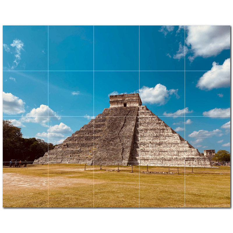 8'' x 8'' Satin Ceramic Decorative Mural
