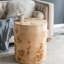 Table d'appoint Burl Wood