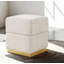 Tabouret de rangement d'appoint cubique Cube