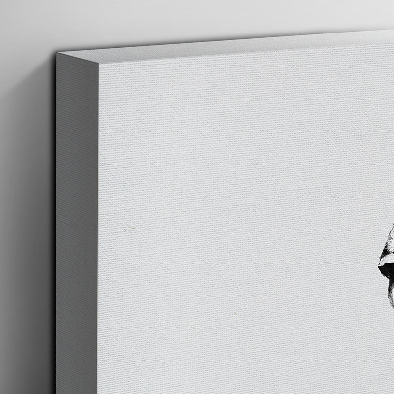 Banksy - Wrapped Canvas Print, 70cm H x 100cm W