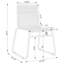 Chaise d'appoint empilable Jerome