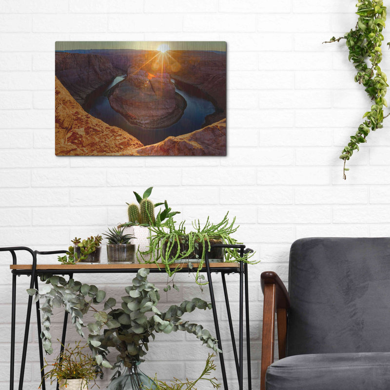  «Utah - Horshoe Bend», art mural en métal, H 12 po x l 16 po