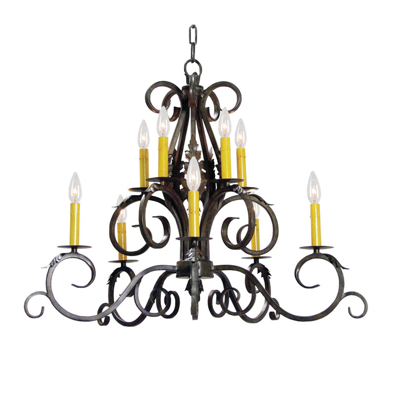 Anassa 10 - Light Dimmable Chandelier