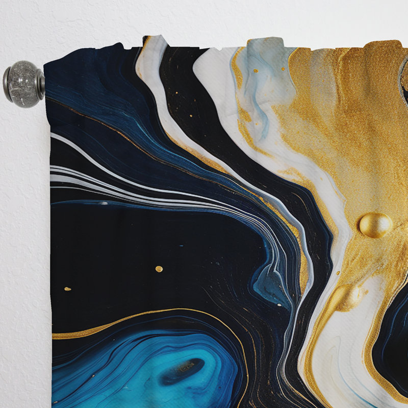 Mullis - Rideau obscurcissant à encre liquide - 1 panneaux, L 52 po x L 95 po
