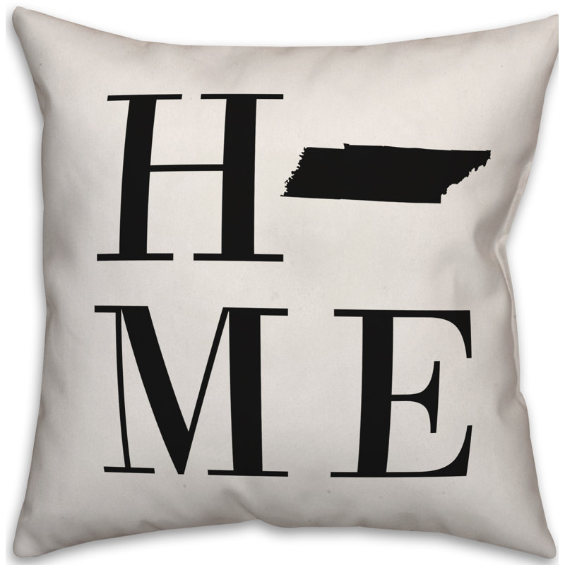 Alabama Home State Indoor/Outdoor Throw Pillow, Tennessee